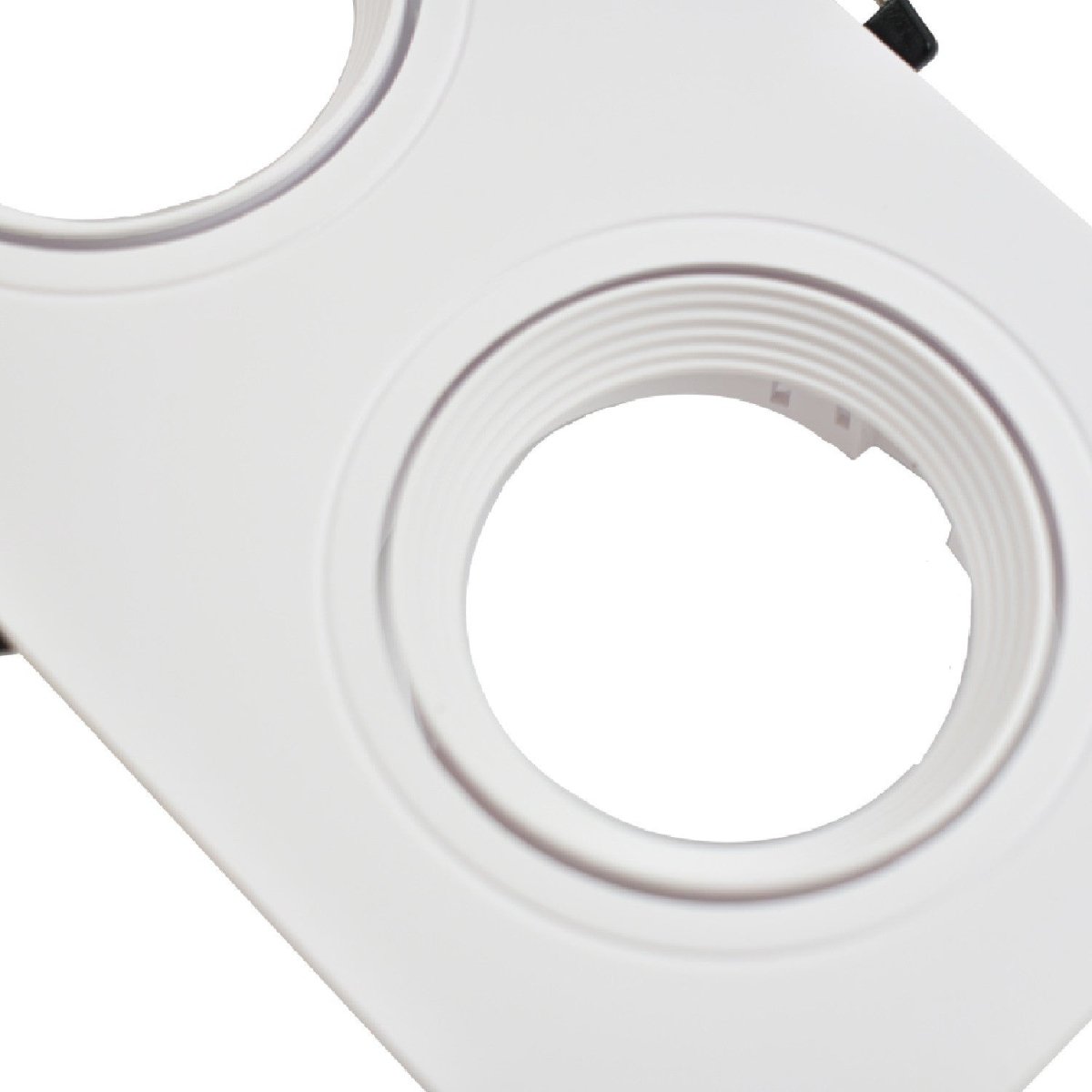 Aro downlight basculante para tres bombillas GU10/MR16 - Corte 75 x 235 mm - Barcelona Led-