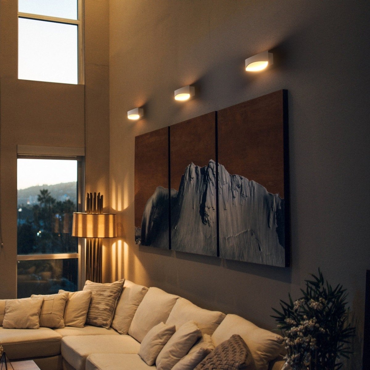 Aplique de pared LED bidireccional - IP20 - 3000K - 6W - Barcelona Led-Decoración