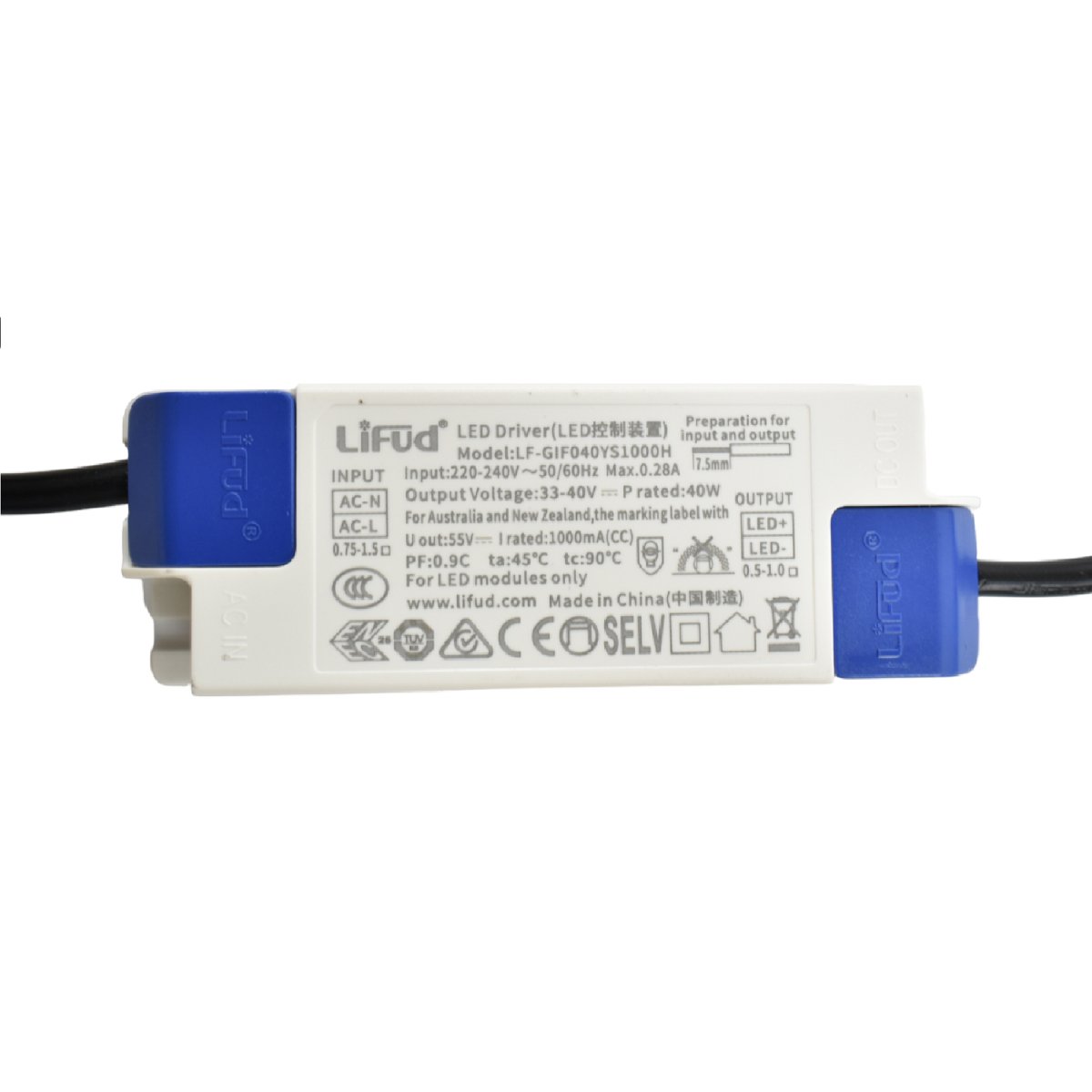 Downlight LED CCT de alta eficiencia- 40W - Driver Lifud - Corte Ø 200-220mm IP54 - Barcelona Led-