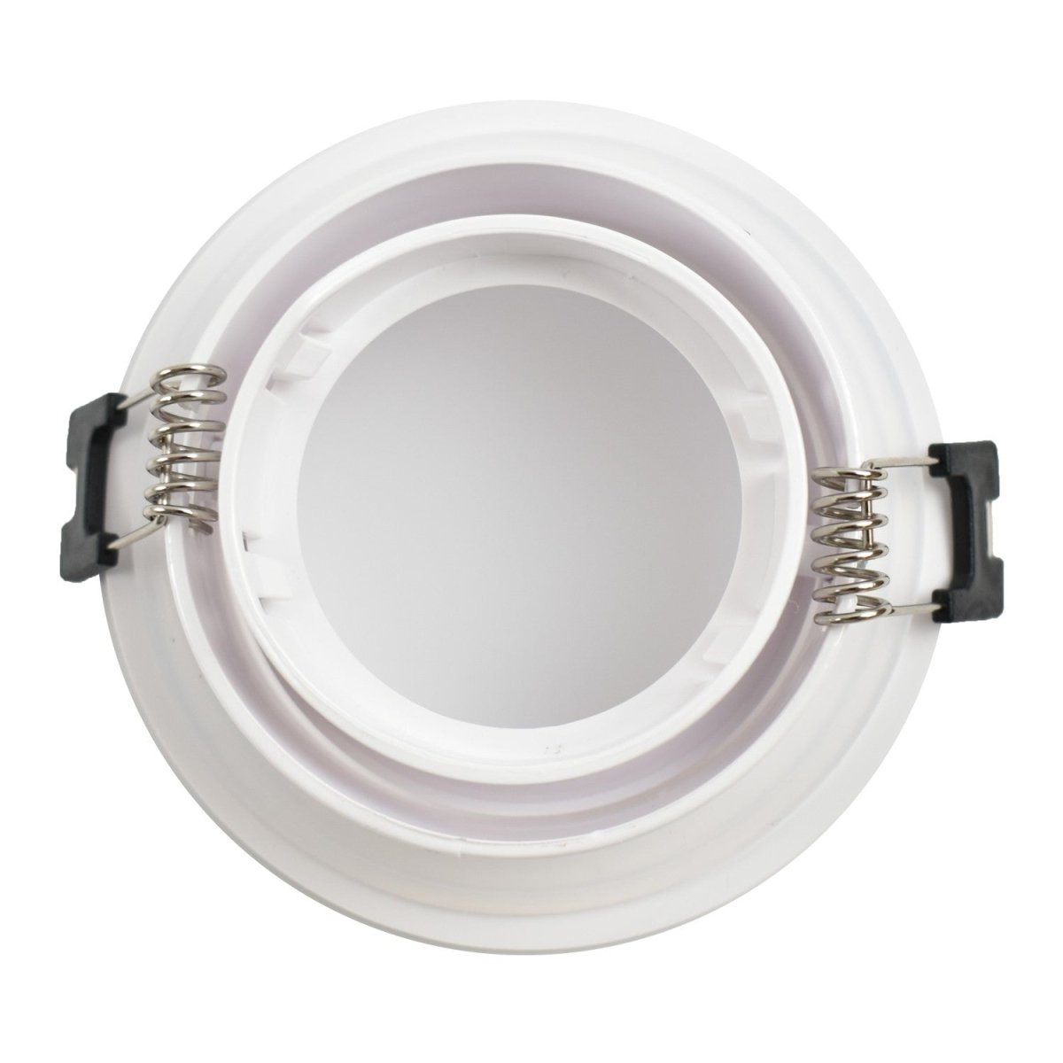 Aro downlight estanco circular para bombilla GU10 / MR16 - Difusor opal - Corte Ø 75-80 mm - IP54 - Barcelona Led-