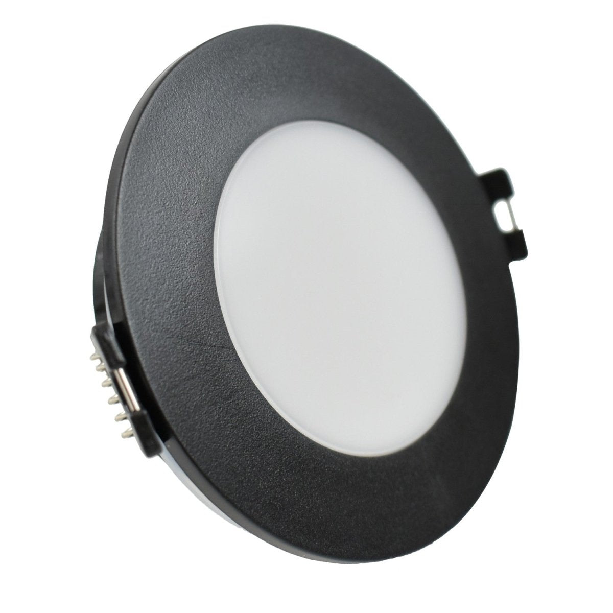 Aro downlight estanco circular para bombilla GU10 / MR16 - Difusor opal - Corte Ø 75-80 mm - IP54 - Barcelona Led-