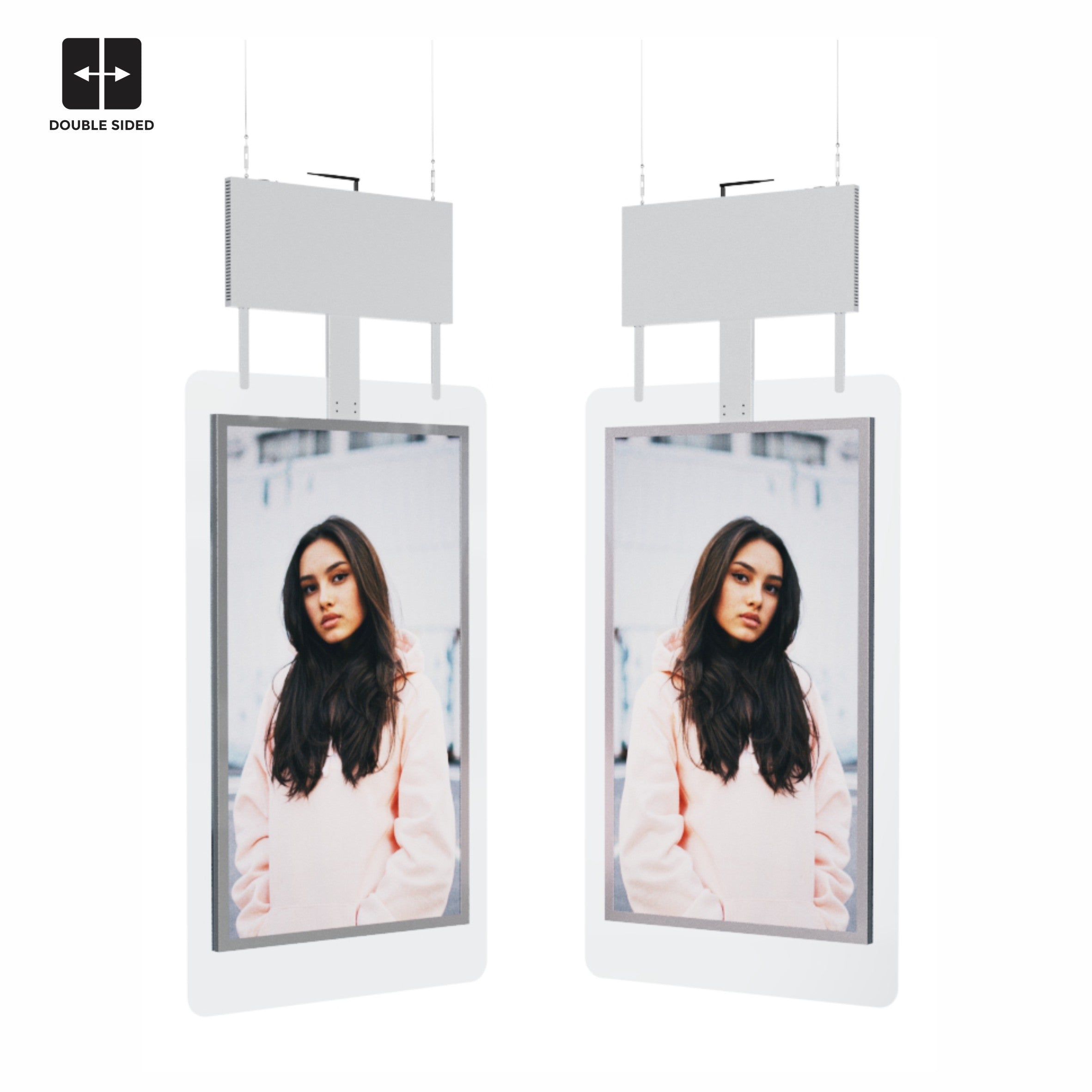 Display publicitario colgante LCD Full HD 55" - Doble cara - IP20 (5)