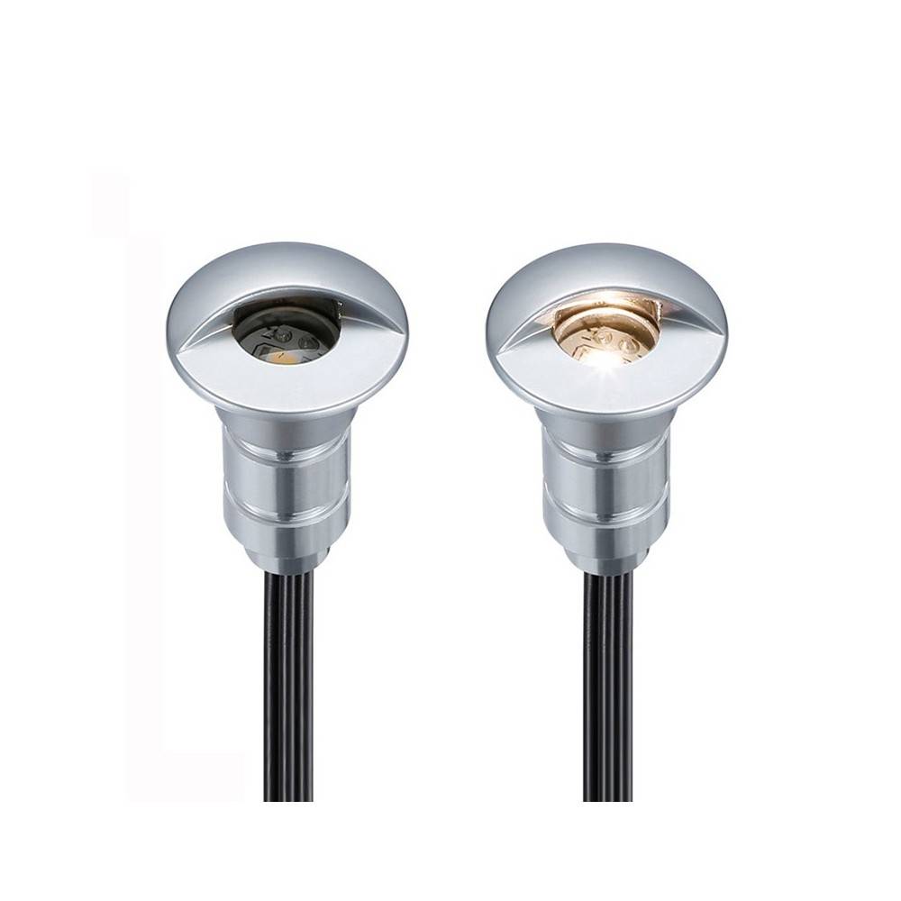 Kit de 6 luces de escalera 0,3W 12V-DC Ø26x41mm & Kit de 6 luces de escalera 0,3W 12V-DC Ø26x41mm