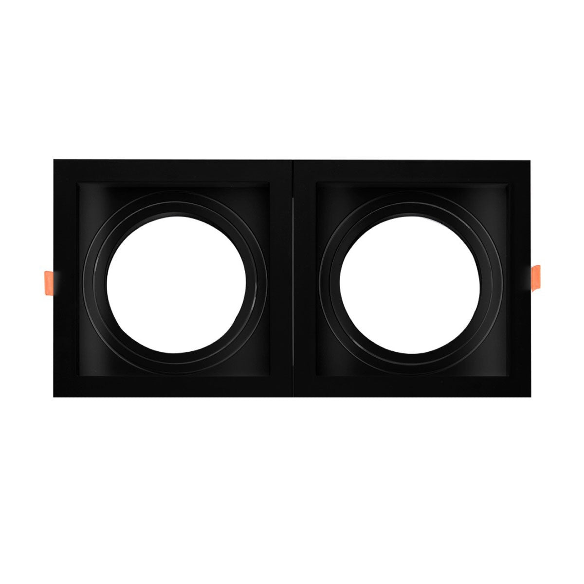 Pack x 2 - Aro downlight cuadrado tipo cardan para bombilla QR111 o AR111 - Corte 155 x 155 mm (9)