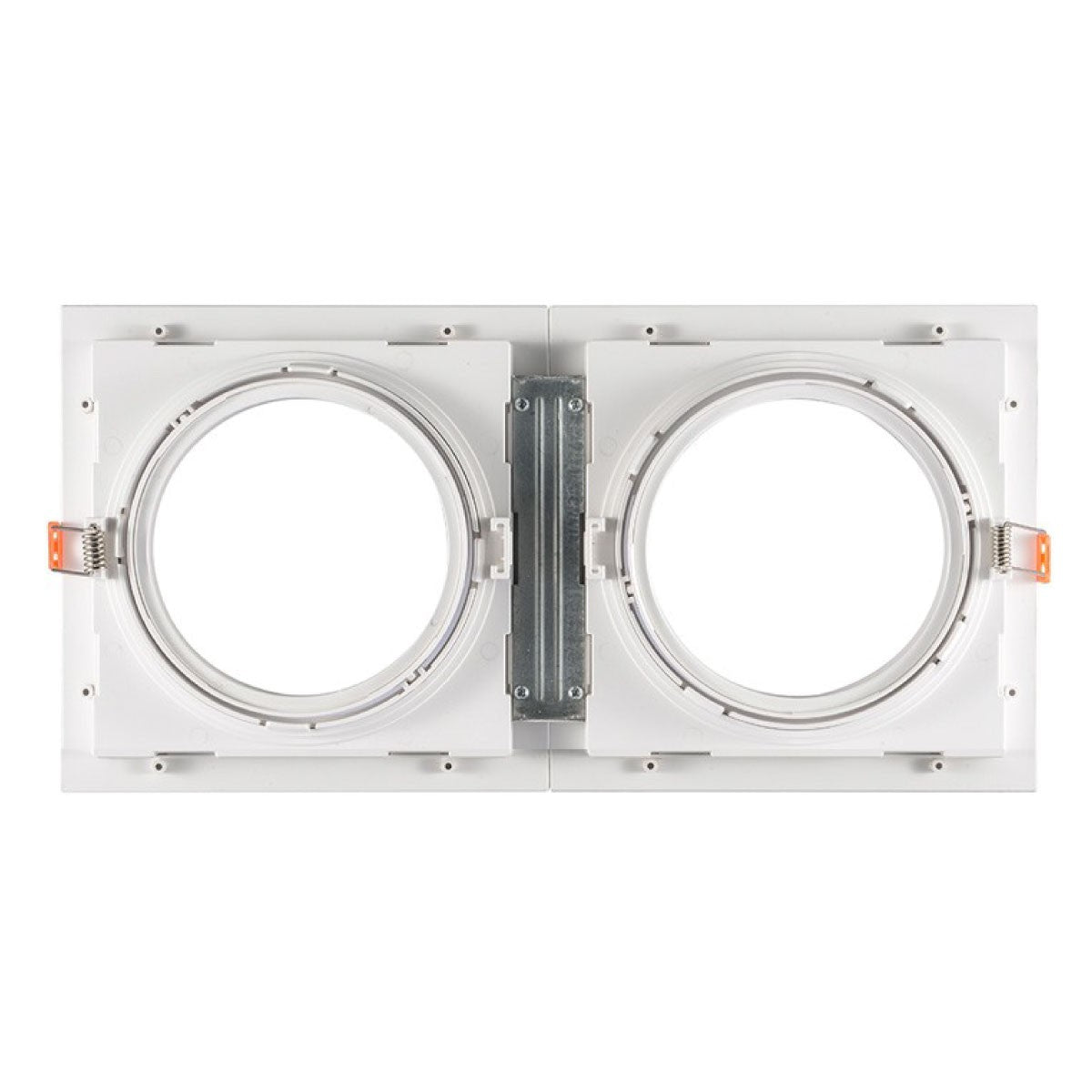 Pack x 2 - Aro downlight cuadrado tipo cardan para bombilla QR111 o AR111 - Corte 155 x 155 mm (12)