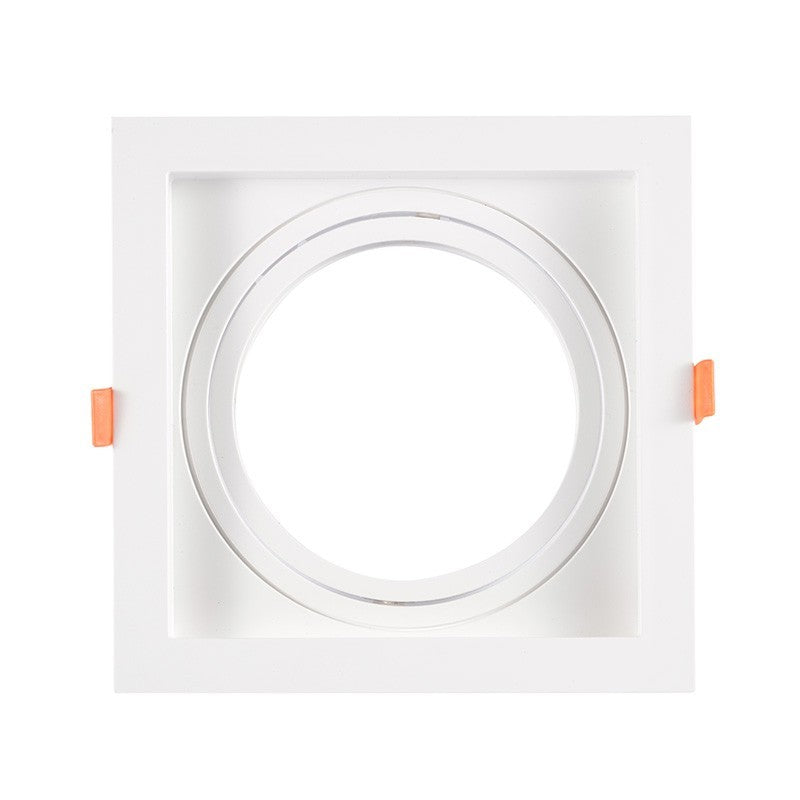 Pack x 3 - Aro downlight cuadrado tipo cardan para bombilla QR111 o AR111 - Corte 155 x 155 mm (5)