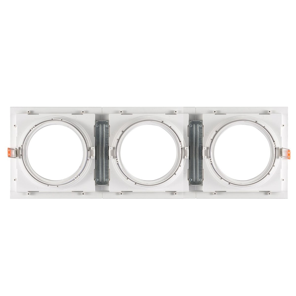 Pack x 3 - Aro downlight cuadrado tipo cardan para bombilla QR111 o AR111 - Corte 155 x 155 mm (10)