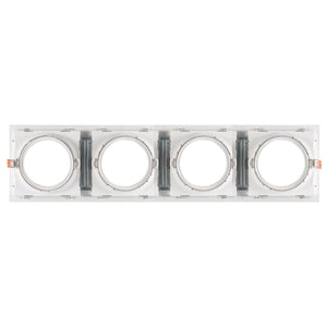 Pack x 4 - Aro downlight cuadrado tipo cardan para bombilla QR111 o AR111 - Corte 155 x 155 mm (14)
