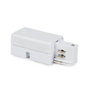 Conector de inicio para carril trifásico de superficie