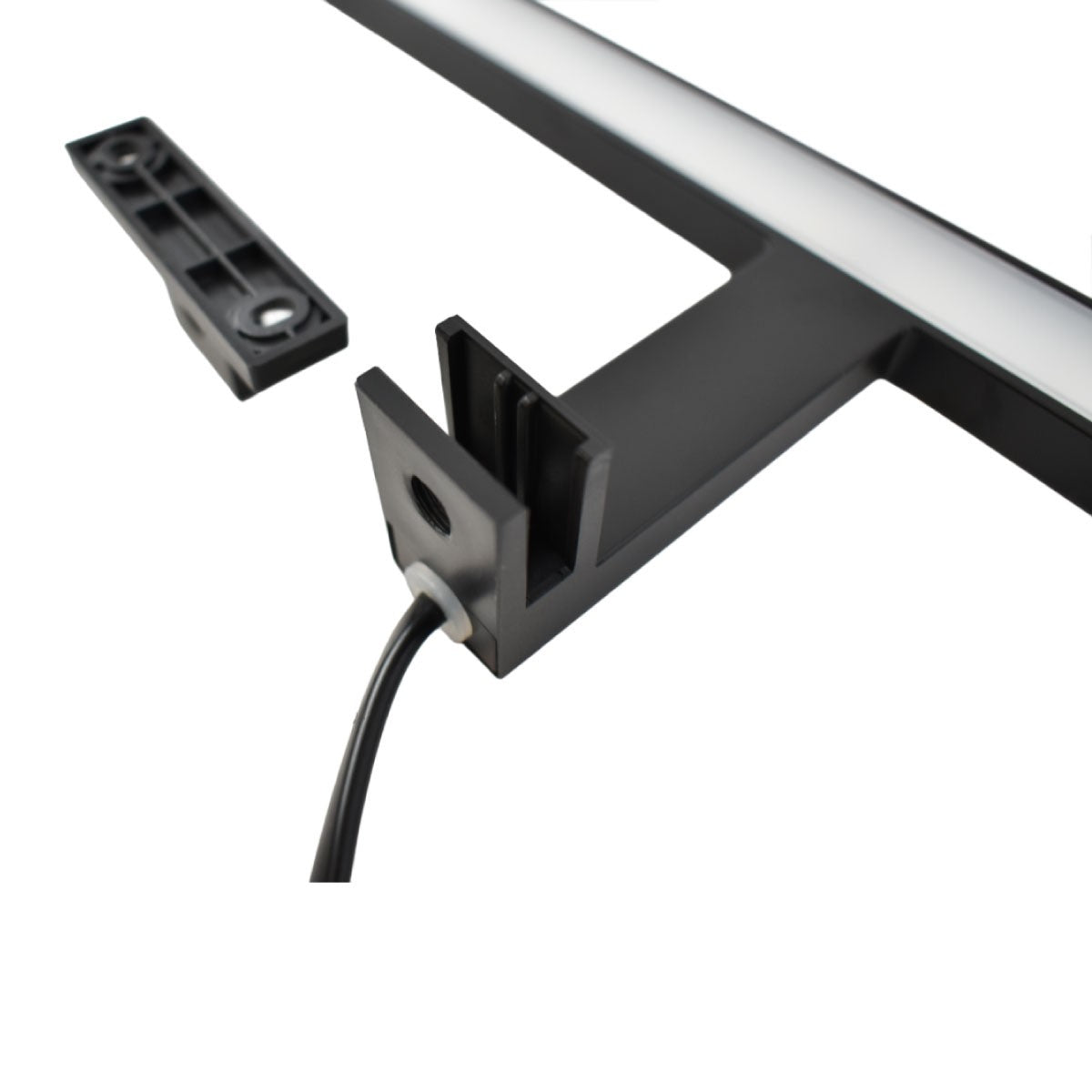 Aplique espejo baño LED - 30cm - 5W | Fijación en espejo y mueble (3)