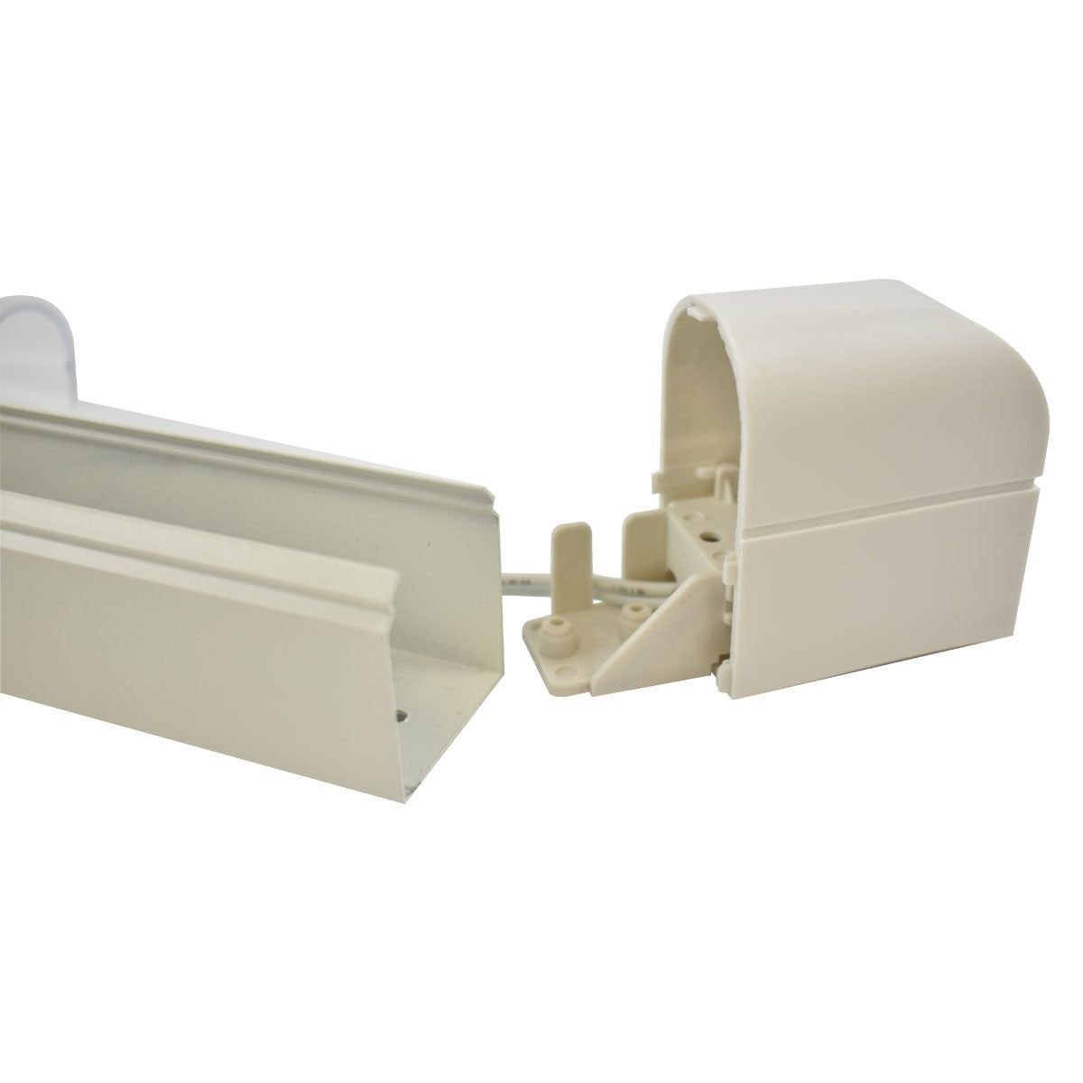 Regleta para tubo LED T8 con difusor - 120cm (4)