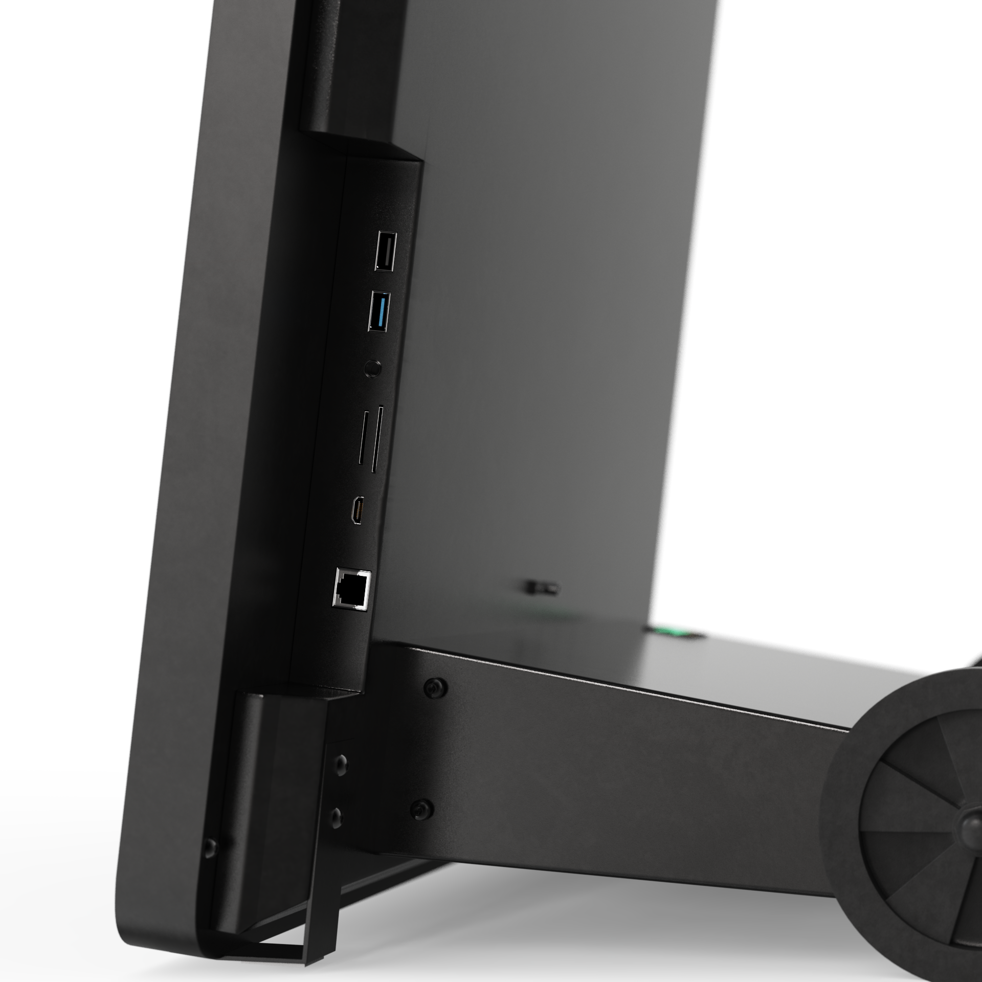 Display publicitario portátil 43'' - LCD full HD - Con ruedas y batería - IP20 (5)