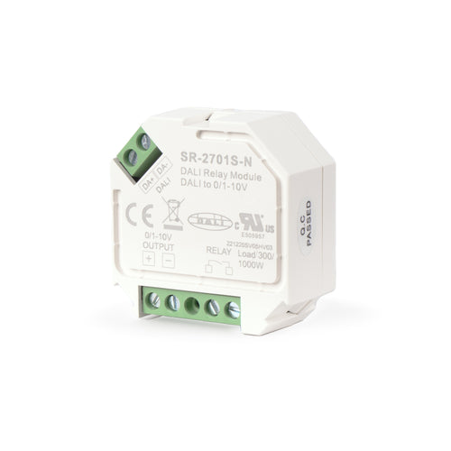 Conversor Sunricher 2 en 1: DALI a 0-10V + DALI Relé