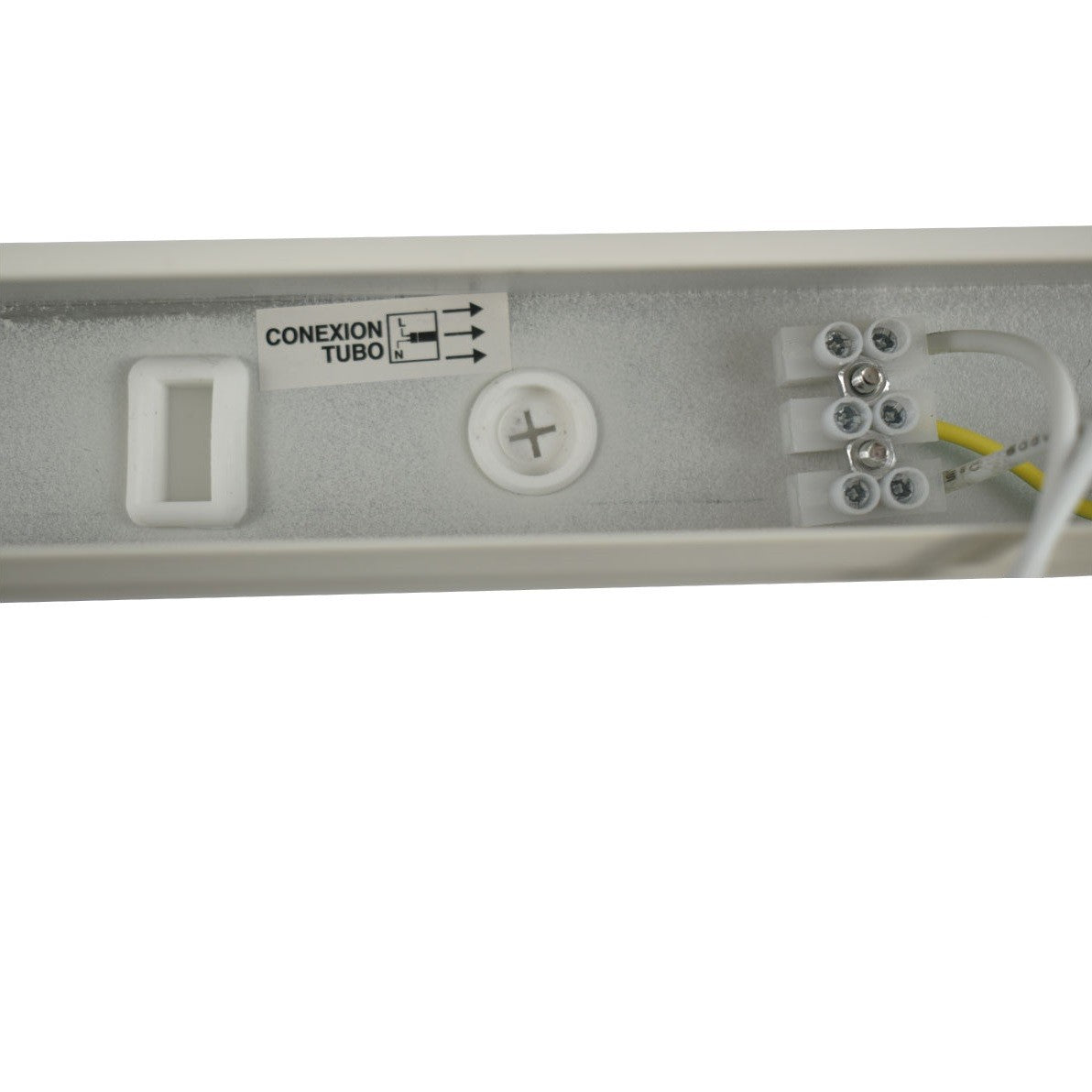 Regleta para tubo LED T8 con difusor - 120cm (7)