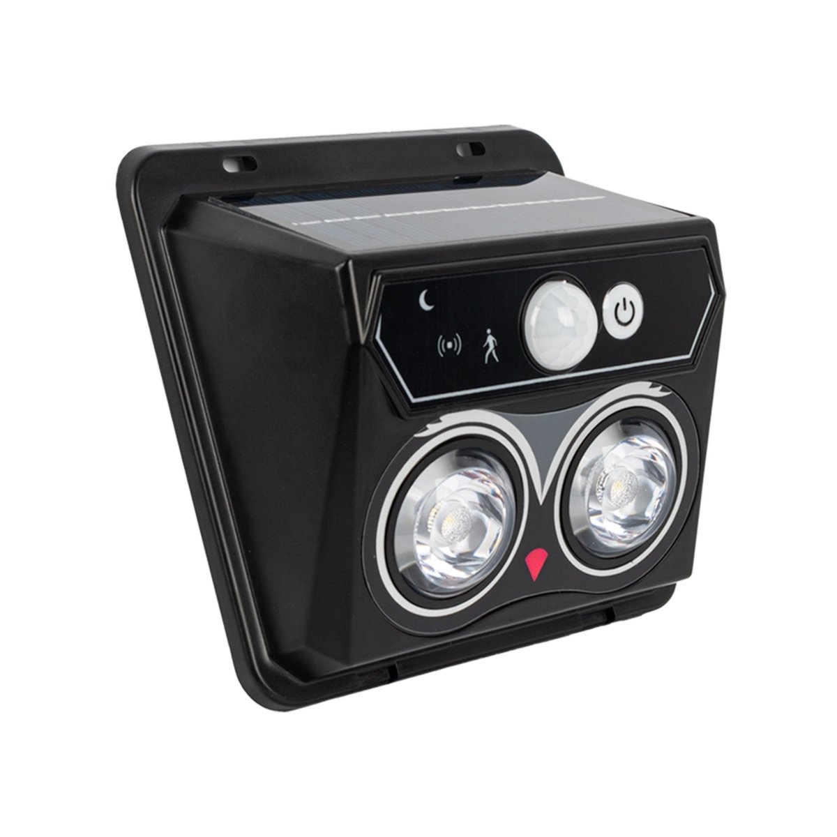 Aplique solar exterior de pared con sensor PIR - 1W (2x0,5W) - IP44 - Barcelona Led-Decoración