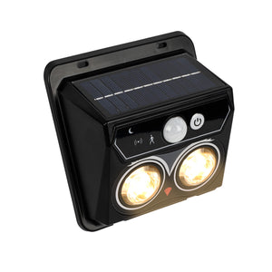 Aplique solar exterior de pared con sensor PIR - 1W (2x0,5W) - IP44 (9)