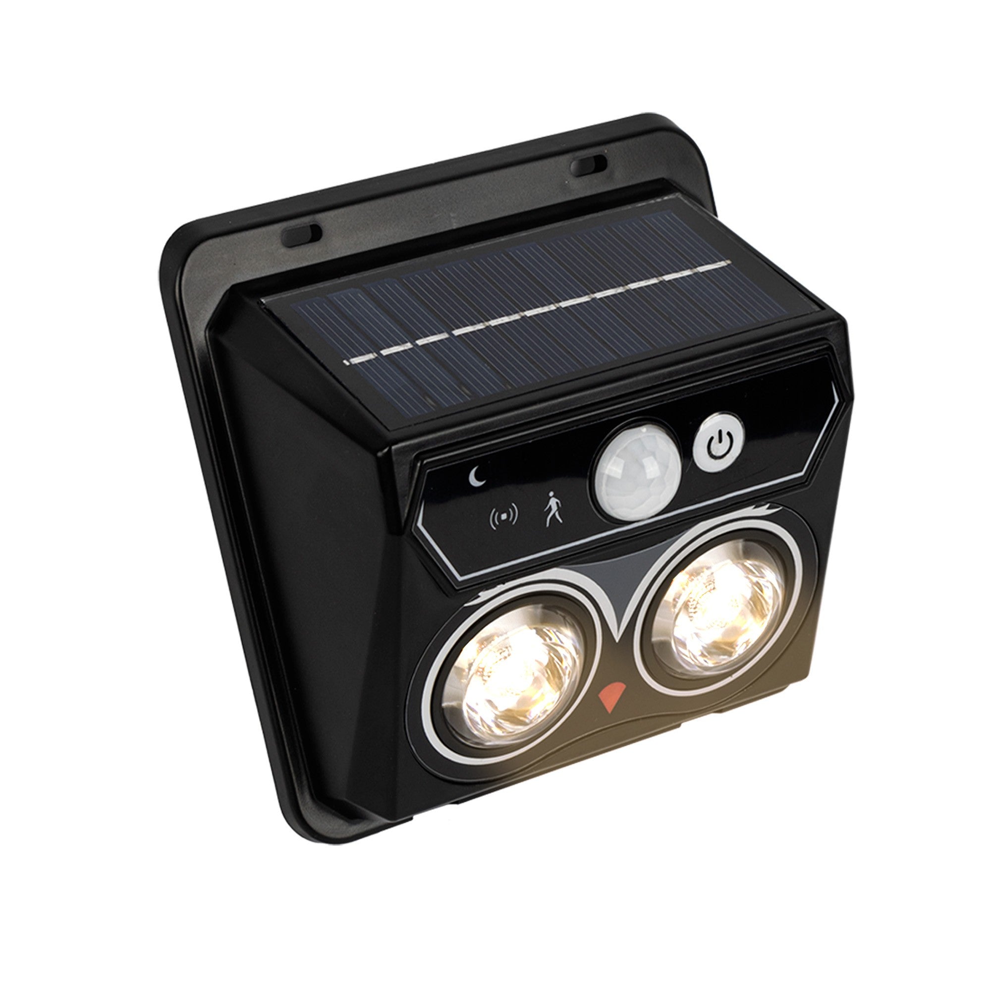 Aplique solar exterior de pared con sensor PIR - 1W (2x0,5W) - IP44 (10)