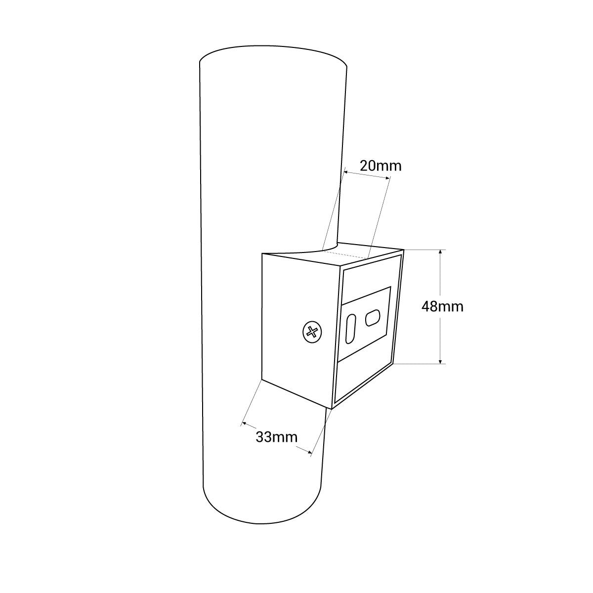 Aplique de pared "UP and Down" GU10 50Wx2 (9)