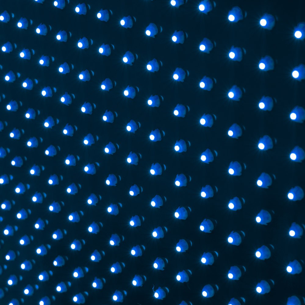 Blue Veterinary LED cross - 50x50cm - Double sided - Outdoor ...