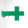 Green monocolor pharmacy LED cross - 50x50cm - Double sided - Outdoor 4