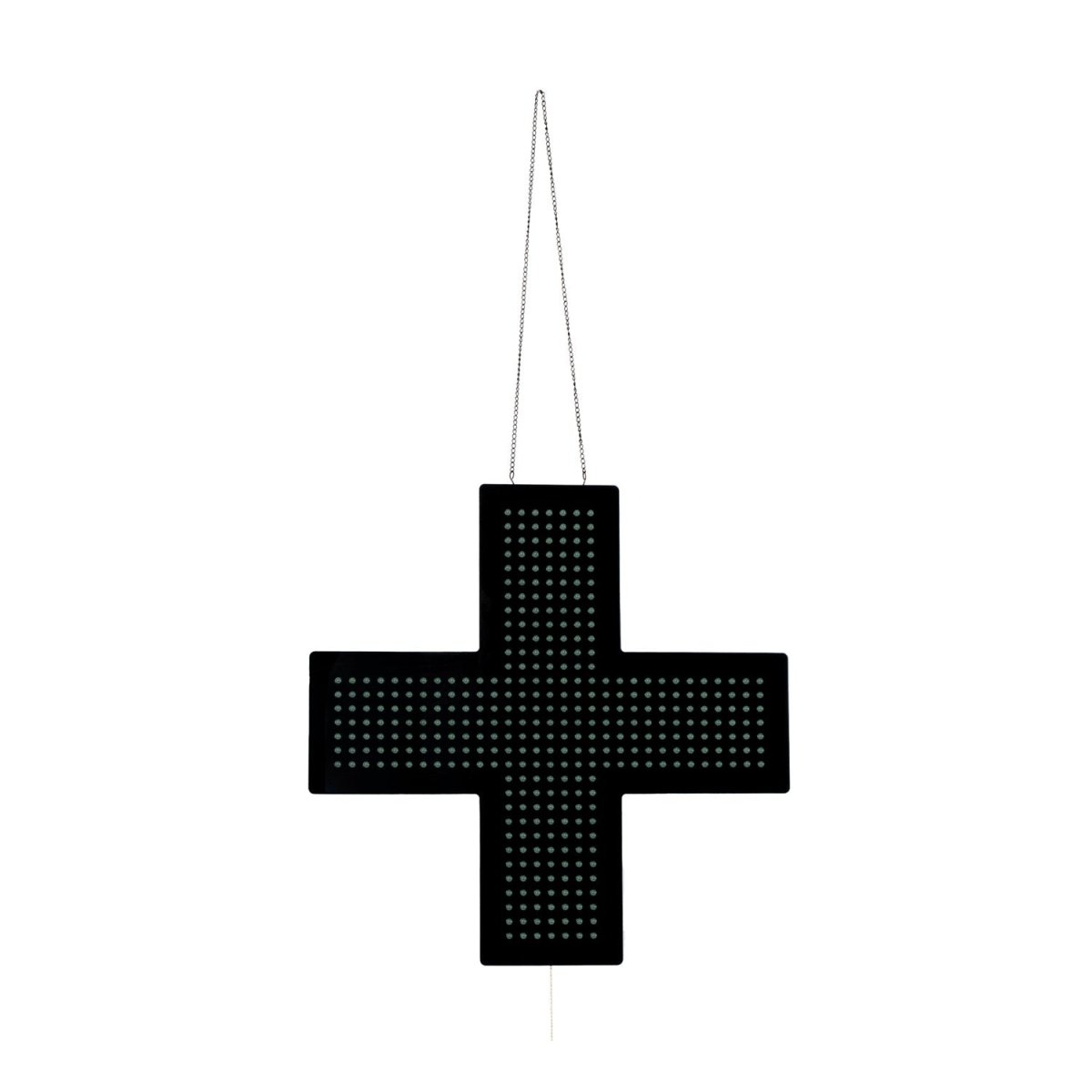 Cruz de farmacia LED monocolor verde - 60x60cm - Una cara - IP20 - Barcelona Led-Signage