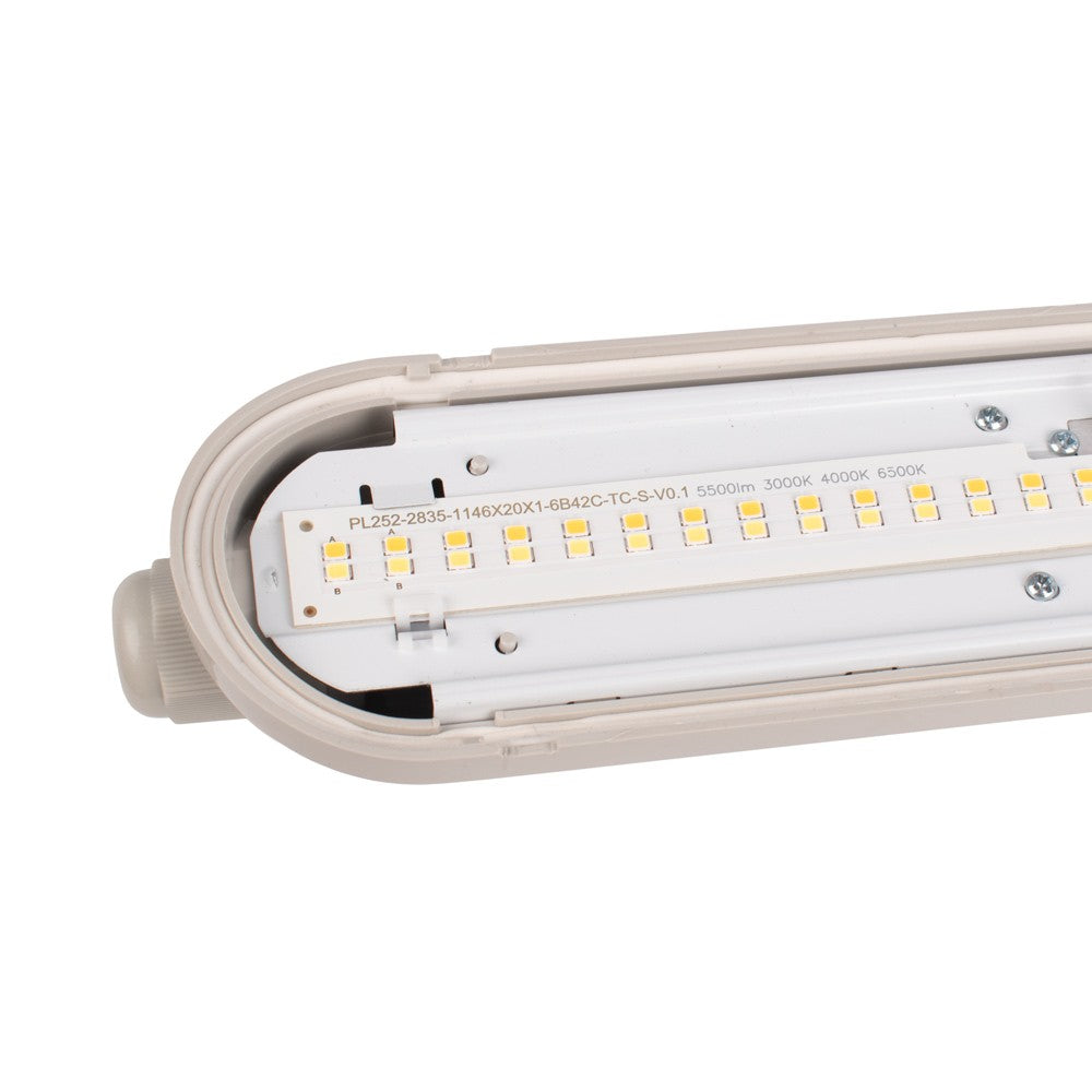 Pantalla estanca LED lineal conectable CCT con sensor de movimiento- 120cm - 40W - IP65 (3)