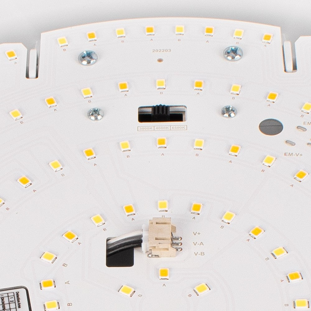 Plafón LED con sensor de movimiento estanco - CCT - Potencia ajustable 12W-16W - Ø30cm - IP65 (6)