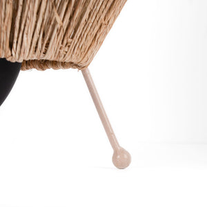 Lampara de pie rústica de yute "Ross" - E27 (9)