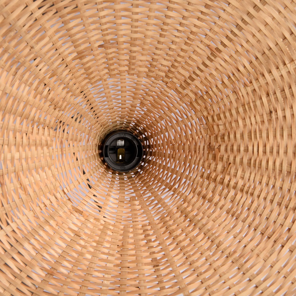 Lámpara colgante mimbre triple "Bellas 3" - 3xE27 (4)