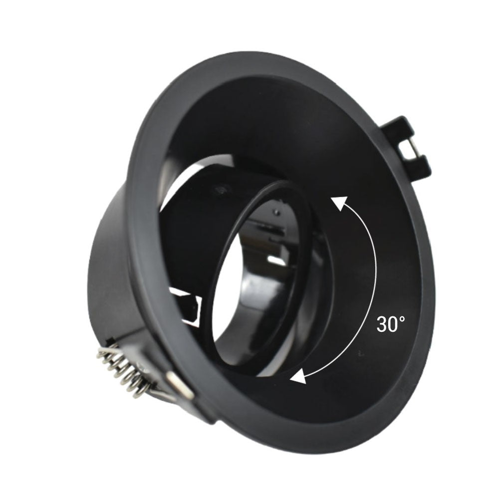 Aro downlight circular para bombilla GU10 / MR16 - Bajo UGR - Corte Ø 85 mm (21)