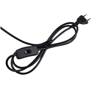 Aplique de pared de diseño "Louise" con interruptor y enchufe - 2xE27 (5)