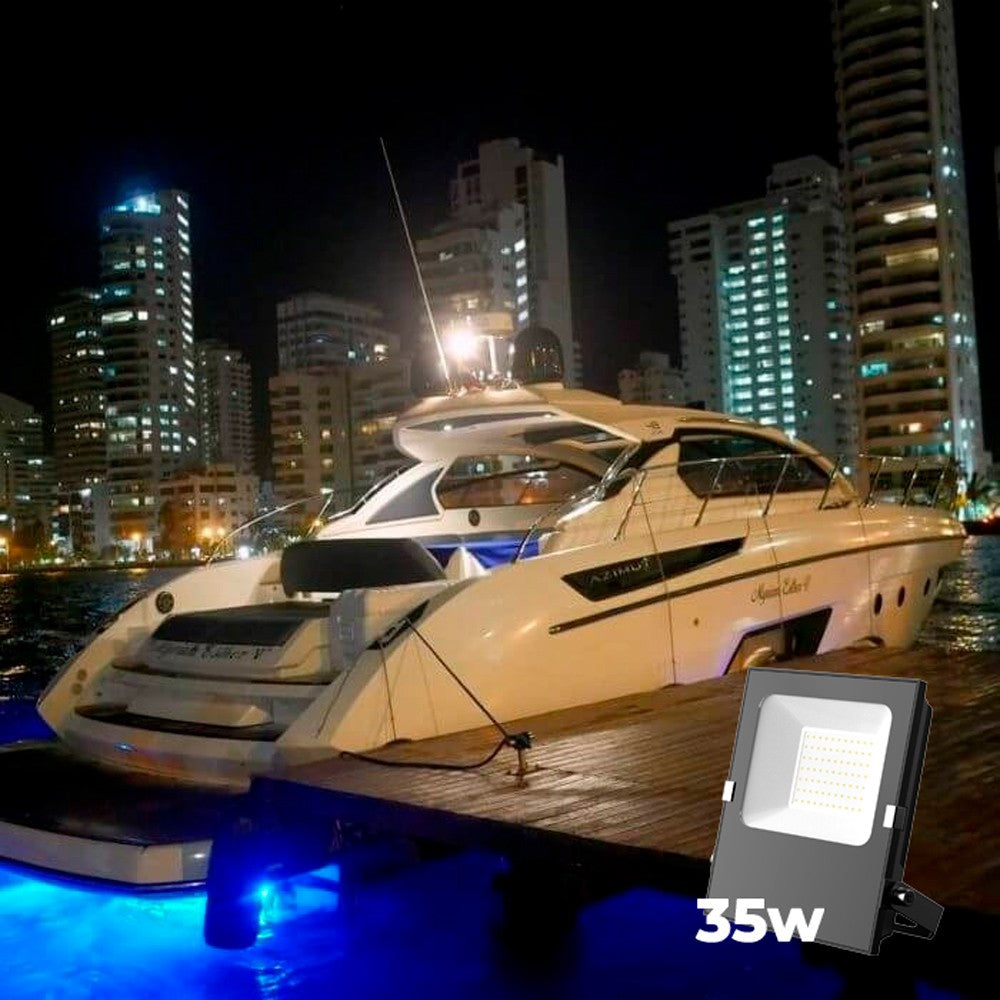 Proyector LED exterior 35W - 12-24V DC - 120º - IP66 (8)