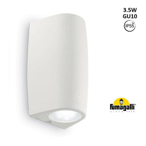 Aplique de pared FUMAGALLI "Marta 90-1" - GU10 - IP55 - 3,5W