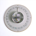 Aplique de pared circular en madera 