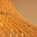 Wicker pendant lamp 