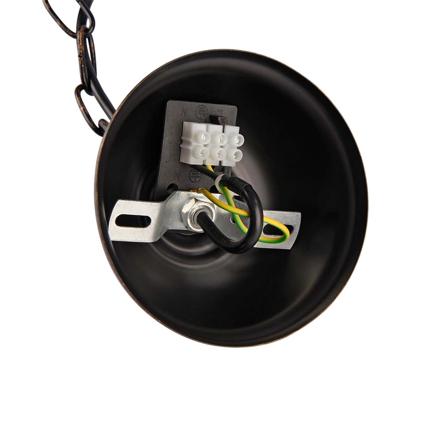 Lámpara colgante inspiración "Tiffany" con mosaico floral en cristal (2)