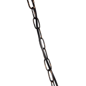 Lámpara colgante inspiración "Tiffany" con mosaico floral en cristal (4)