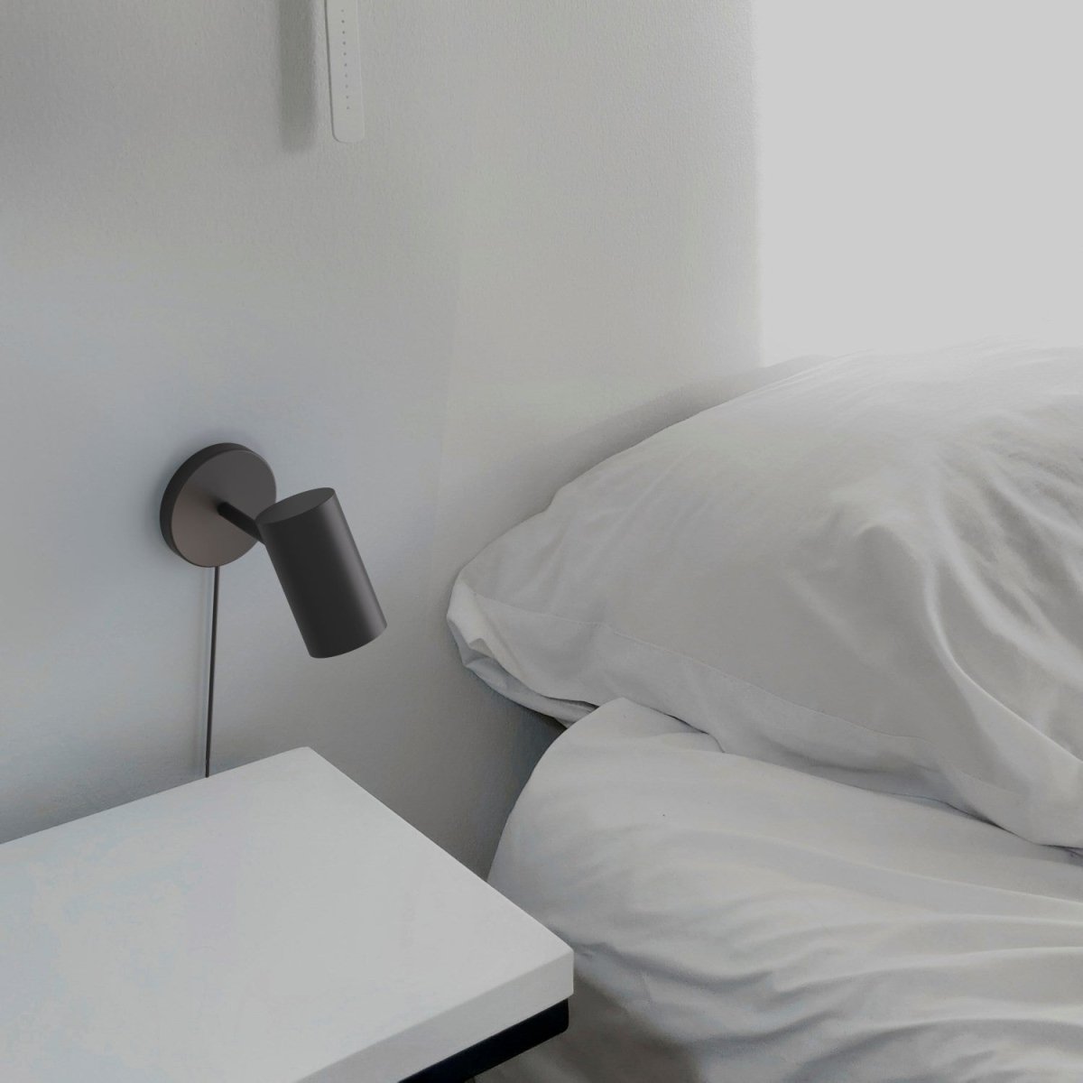 Aplique de pared interior orientable "Ben" con cable y enchufe - E27 - Barcelona Led-Decoración