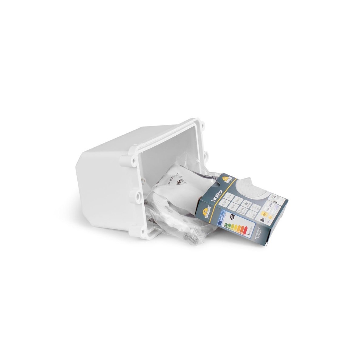 Baliza exterior LED empotrable pared Fumagalli "Leti 200 HS" 3W -  IP66 - GX53 - CCT - Barcelona Led-