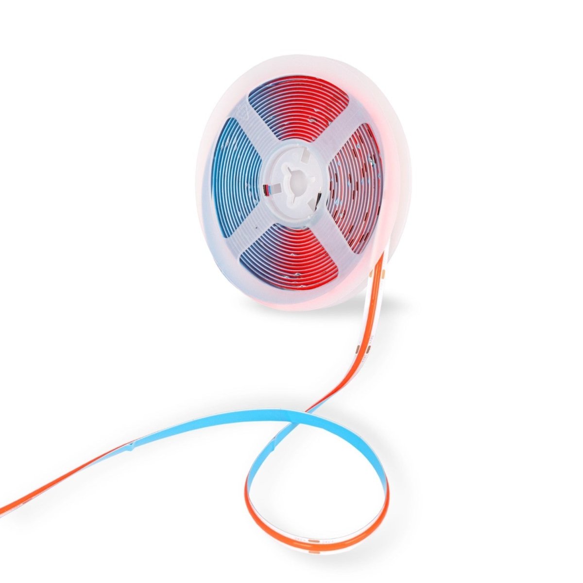 Tira LED COB 24V DC - 12W/m - Colores - 8mm - IP20 - Rollo de 5 metros - Corte cada 4cm - Barcelona Led-