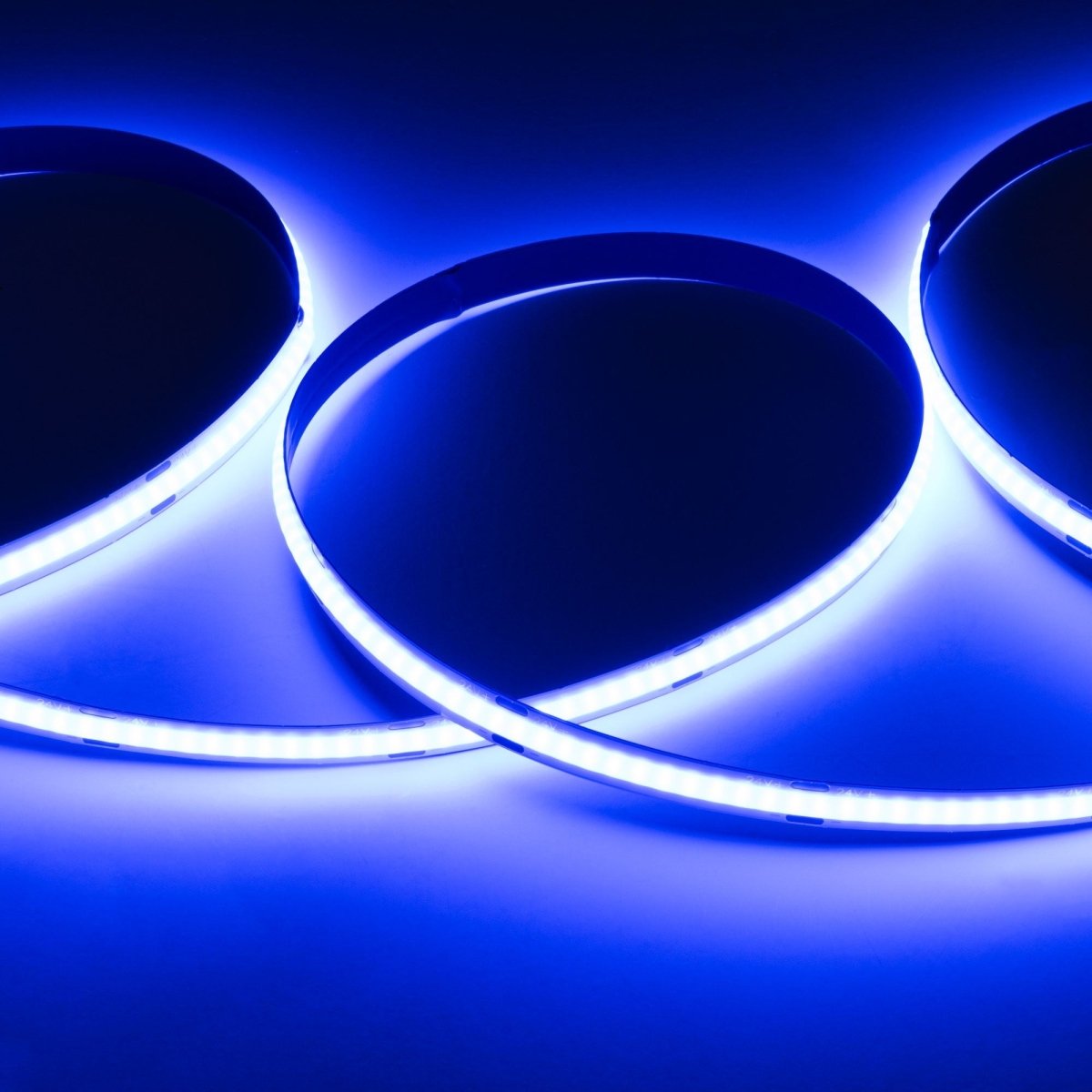 Tira LED COB 24V DC - 12W/m - Colores - 8mm - IP20 - Rollo de 5 metros - Corte cada 4cm - Barcelona Led-