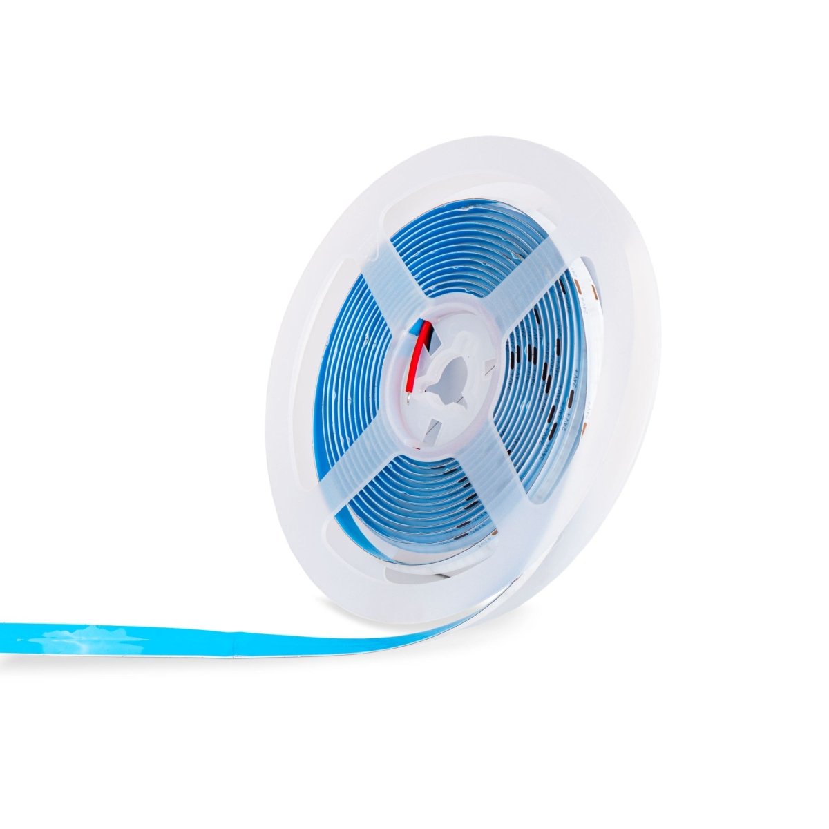 Tira LED COB 24V DC - 12W/m - Colores - 8mm - IP20 - Rollo de 5 metros - Corte cada 4cm - Barcelona Led-