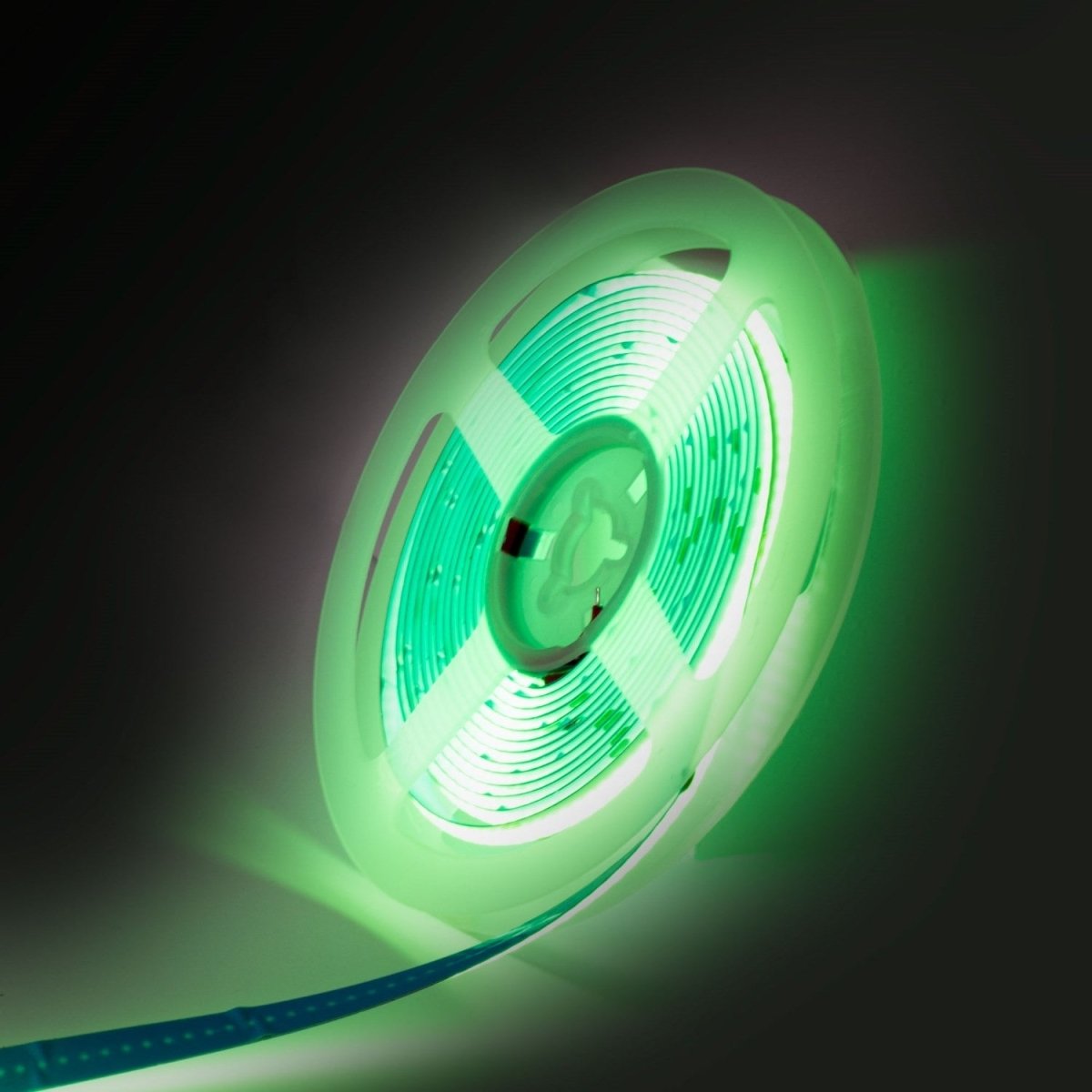 Tira LED COB 24V DC - 12W/m - Colores - 8mm - IP20 - Rollo de 5 metros - Corte cada 4cm - Barcelona Led-