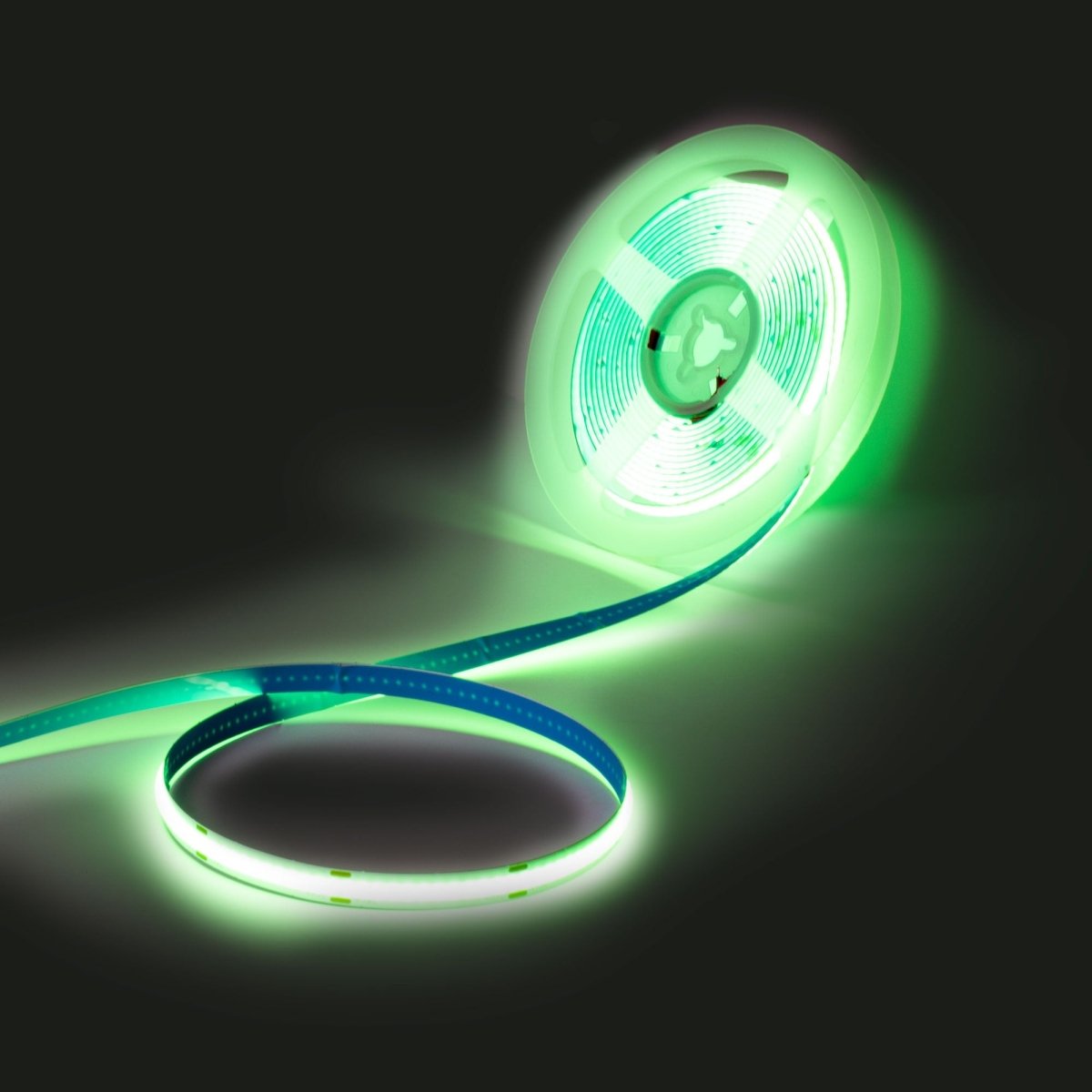 Tira LED COB 24V DC - 12W/m - Colores - 8mm - IP20 - Rollo de 5 metros - Corte cada 4cm - Barcelona Led-