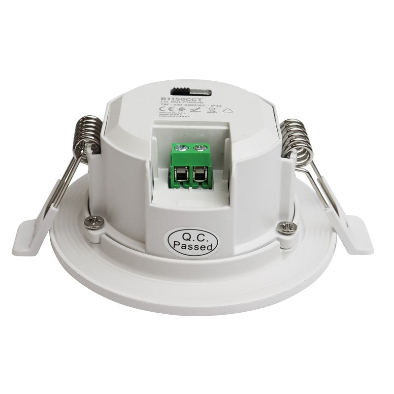 Pack x 3 - Downlight LED estanco empotrable CCT - 7W - IP44 - Corte Ø 68-75mm (10)