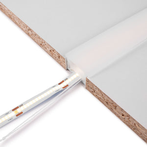 Funda de silicona flexible empotrable para convertir tira LED a neón - 30x20mm - 5 metros - Curvatura vertical (5)