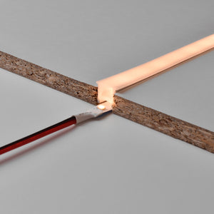 Funda de silicona flexible empotrable para convertir tira LED a neón - 10x10mm - 5 metros - Curvatura vertical (1)