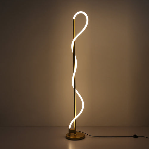 Moderne Stehleuchte mit Neon-Schlauch „Corda“ - 360° - dimmbar - 30W - 3000K