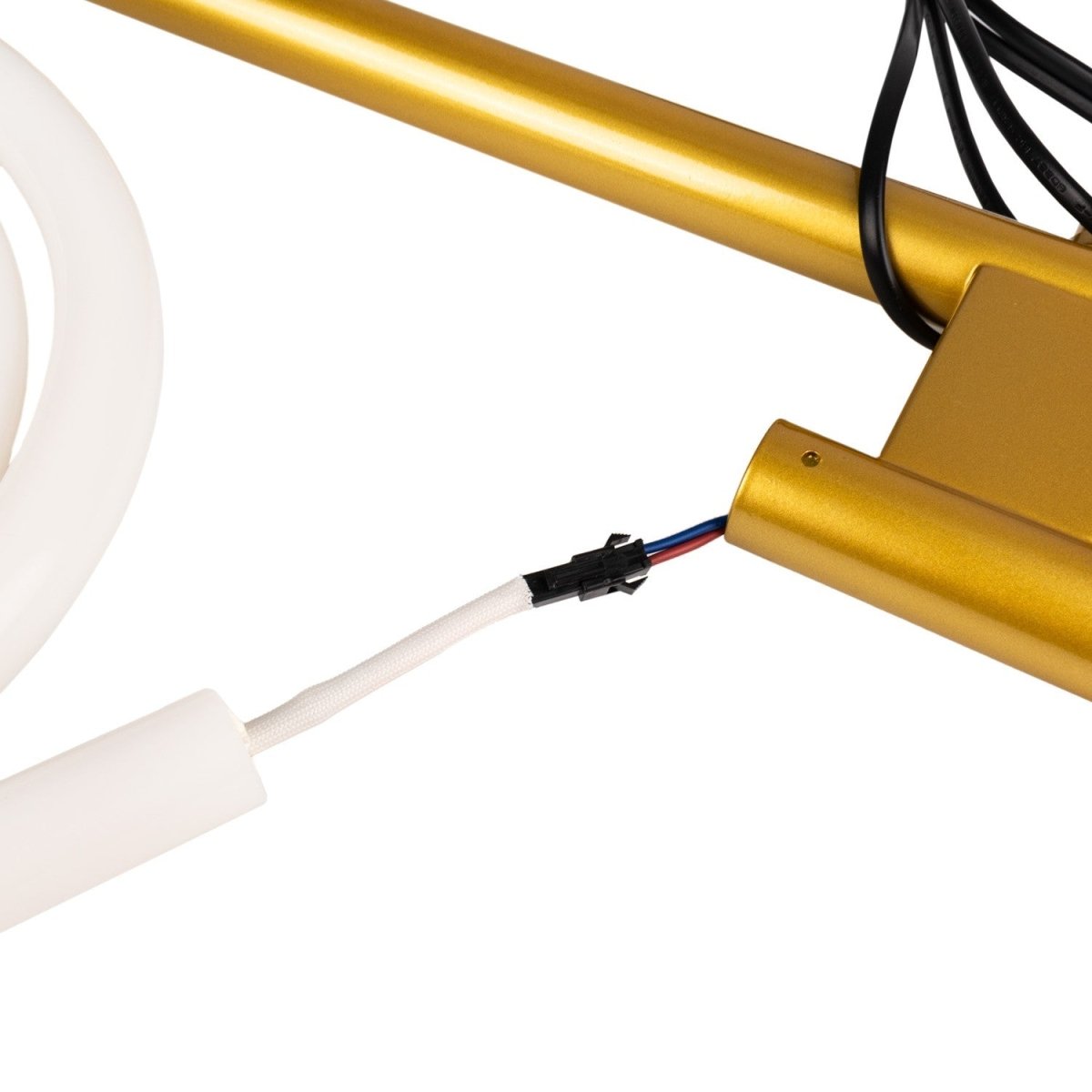 Lámpara de pie moderna neón ondulante "Corda" - 360º - Regulable - 30W - 3000K - Barcelona Led-Decoración