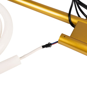 Lámpara de pie moderna neón ondulante "Corda" - 360º - Regulable - 30W - 3000K (15)